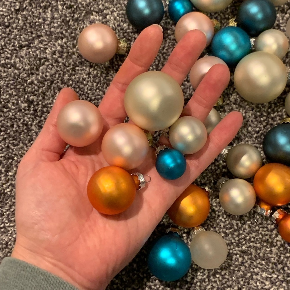 Colorful Christmas Ornaments Set - Picture 2 of 2
